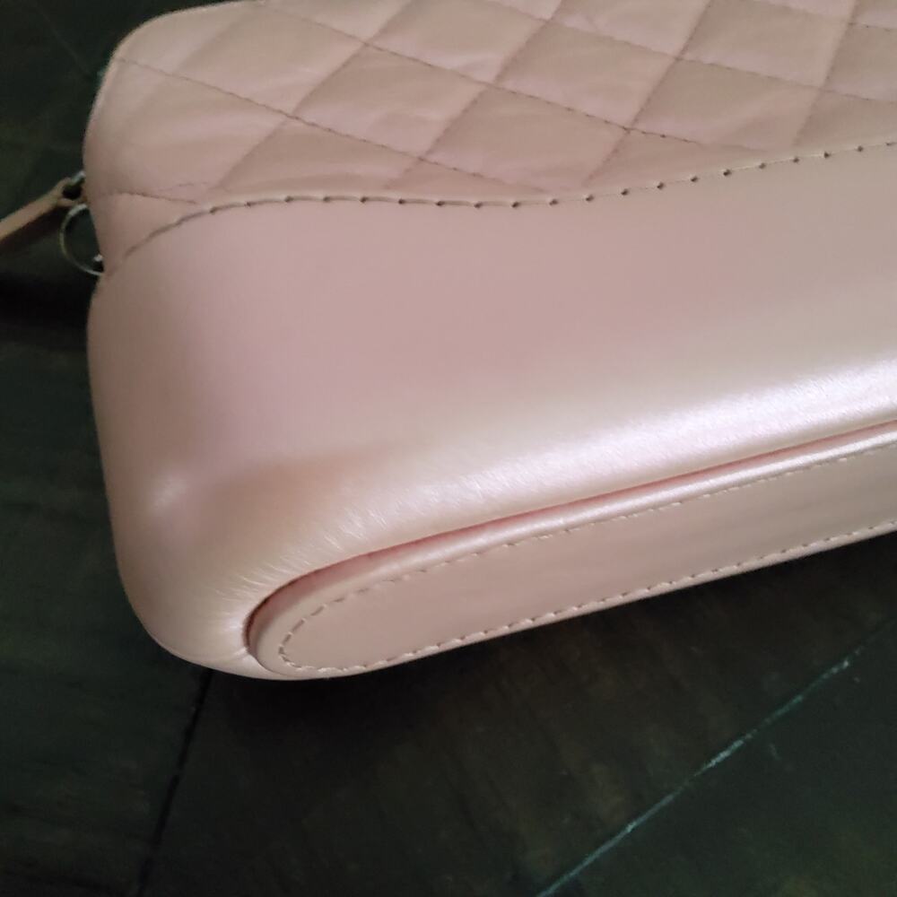 Chanel Gabrielle Clutch With Chain Iridescent Pink Quilted Lambskin Crossbody - Picture 15 of 16